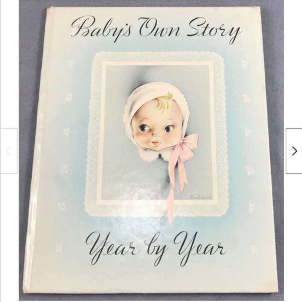 1941 UNUSED Blue Baby's Own Story Book^Birth-5 yrs^Hardcover Cecile Lamb Whitman